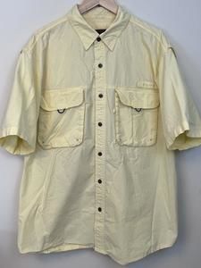 Morgan Creek Outfitters Yellow Fishing Hiking Outdoor Shirt Breathable Mens XL
